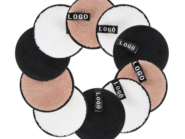 Microfiber eco-friendly washable reusable makeup facial pad