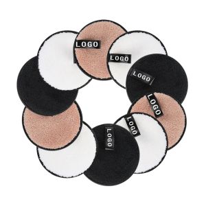 Microfiber eco-friendly washable reusable makeup facial pad