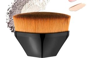 55 Black kabuki single liquid powder foundation makeup brush