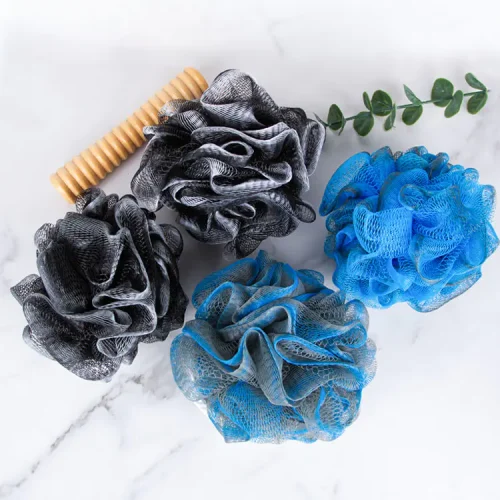 Blue & Black Loofah Bath Sponge (40g)