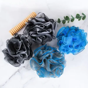 Blue & Black Loofah Bath Sponge (40g)