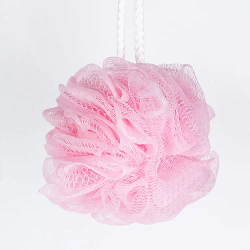 6-Pack Pink PE Loofah Sponges (40g) – Soft & Exfoliating for Women & Girls