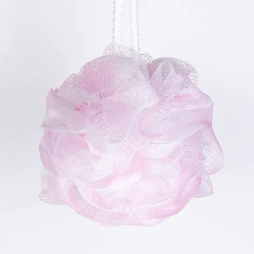 6-Pack Pink PE Loofah Sponges (40g) – Soft & Exfoliating for Women & Girls