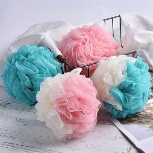 Extra Large Dual Bath Puff - Exfoliating & Foaming Bath Sponge