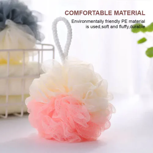 Extra Large Dual Bath Puff - Exfoliating & Foaming Bath Sponge