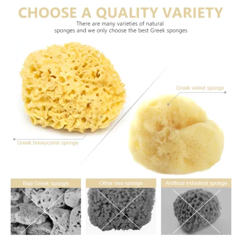 3"~5" Natural sea sponge for face wash and bathing
