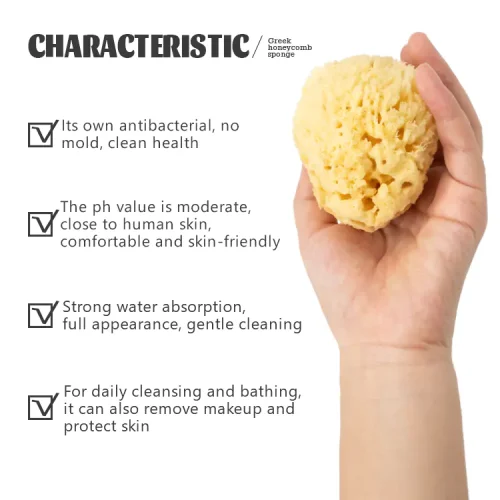 3"~5" Natural sea sponge for face wash and bathing